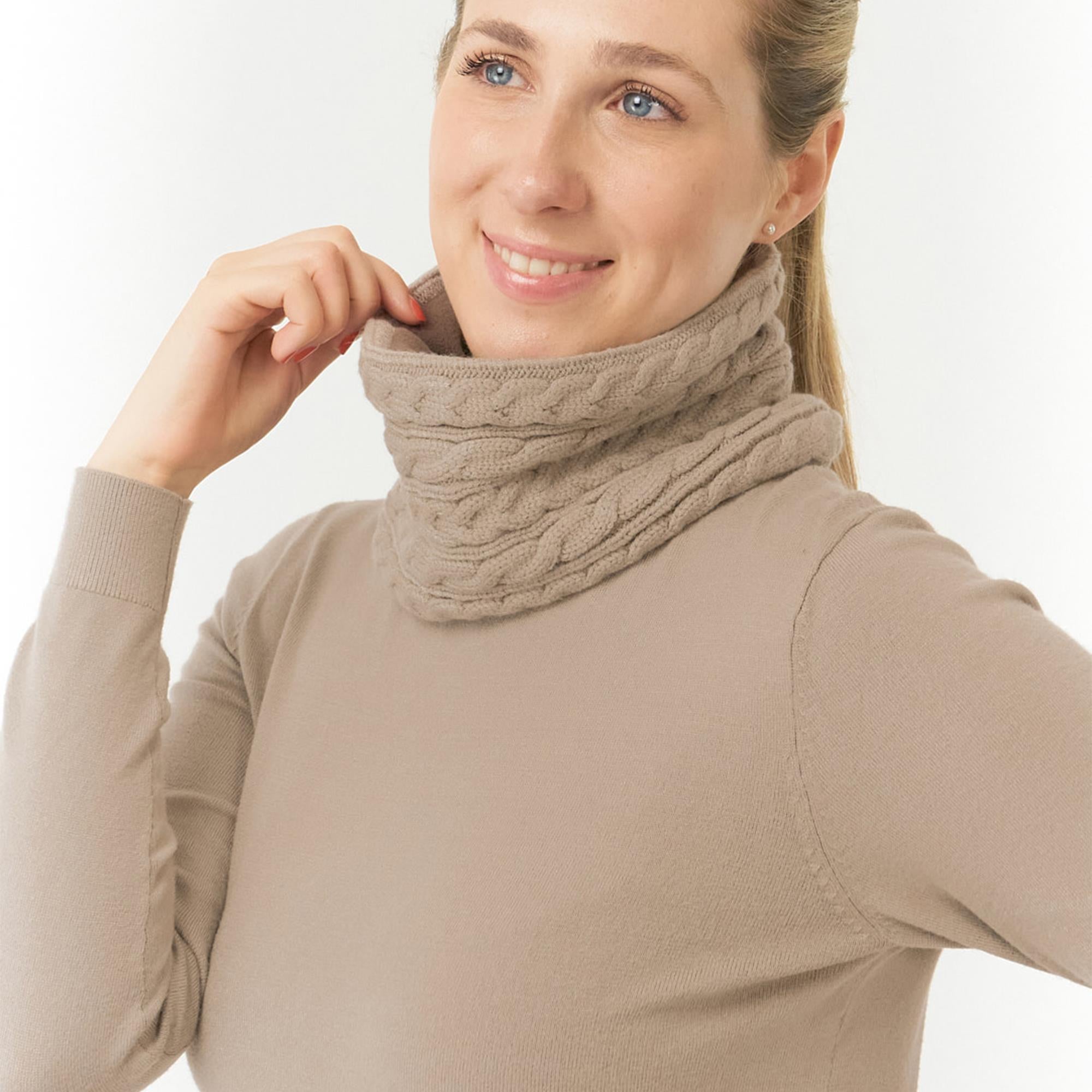 Pure Golf Suzie Waterproof Lined Snood Cappuccino